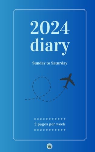 Stock image for 2024 Diary ~ Sunday to Saturday (air): Sunday to Saturday diary ? 2 pages per week ~ 141 pages ~ A5 size for sale by Books Unplugged