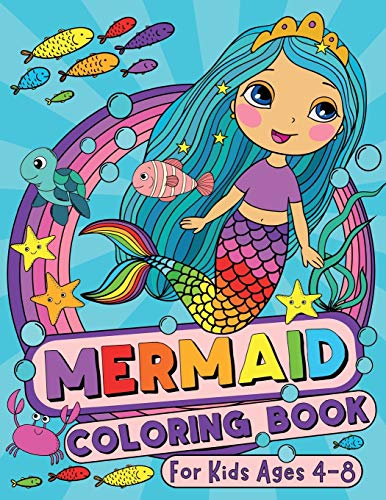 9781913671198: Mermaid Coloring Book: For Kids Ages 4-8 (US Edition) (Silly Bear Coloring Books)
