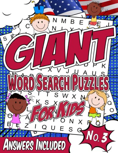 

Giant Word Search Puzzles for Kids No.3: Large Print, Fun and Challenging Vocabulary Activity Book