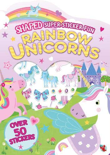 Beispielbild fr Shaped Super Sticker Fun: Rainbow Unicorns zum Verkauf von AwesomeBooks