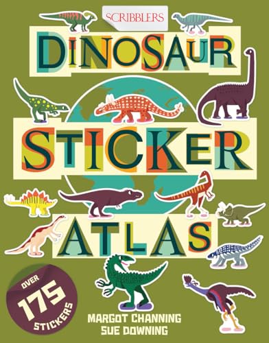 Stock image for Scribblers Dinosaur Sticker Atlas (Scribblers Sticker Atlas Book) for sale by Bestsellersuk