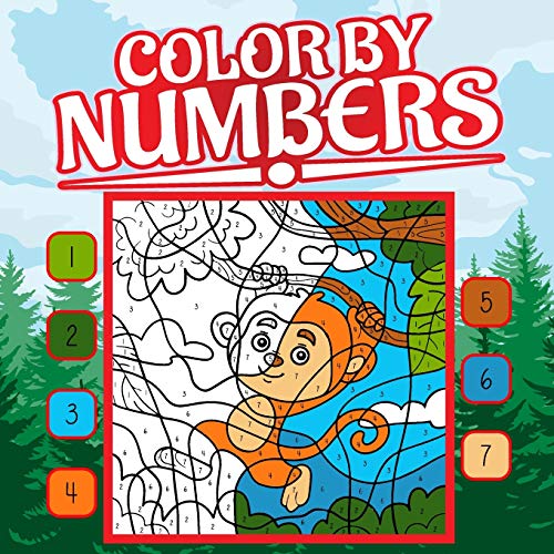 Beispielbild fr Color By Numbers for Kids Ages 4-8 zum Verkauf von GF Books, Inc.