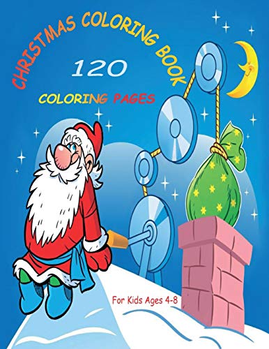 Stock image for Christmas Coloring Book for Kids: 120 Coloring Pages For Kids Ages 4-8 for sale by Big River Books