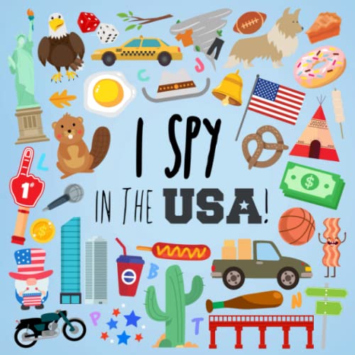 Beispielbild fr I Spy - In The USA!: A Fun Guessing Game for 3-5 Year Olds (I SPY Book Collection for Kids 2) zum Verkauf von WorldofBooks