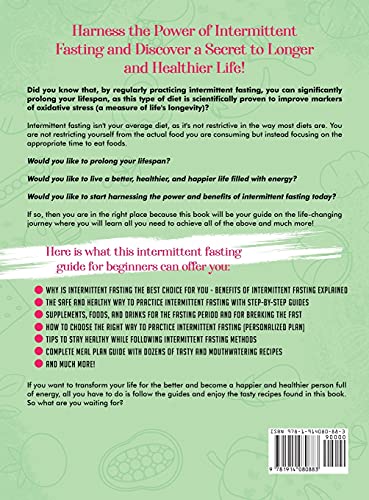 Beispielbild fr Intermittent Fasting Diet Guide and Cookbook: Complete Guide to Accelerate Weight Loss, Reset Your Metabolism, And Start Enjoying a Healthier and Happ zum Verkauf von ThriftBooks-Atlanta