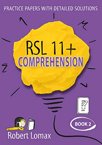 Beispielbild fr RSL 11+ Comprehension zum Verkauf von Blackwell's
