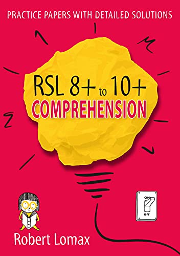 Beispielbild fr RSL 8 to 10 Plus Books: 8+ to 10+ Comprehension - Practice English Papers & Detailed Answers zum Verkauf von WeBuyBooks