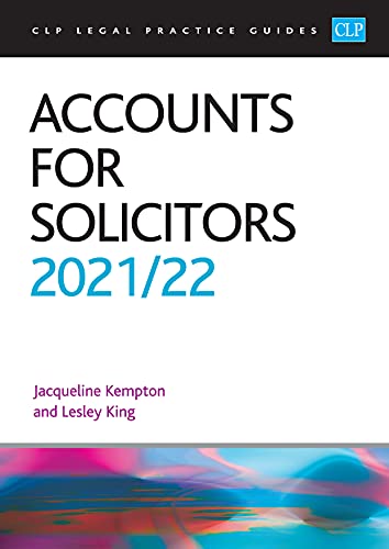 Beispielbild fr Accounts for Solicitors: Legal Practice Course Guides (LPC) zum Verkauf von WorldofBooks