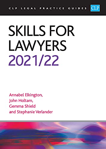 Beispielbild fr Skills for Lawyers: Legal Practice Course Guide: Legal Practice Course Guides (LPC) zum Verkauf von WorldofBooks