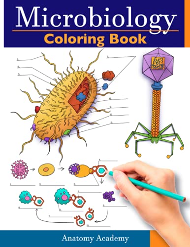 Imagen de archivo de Microbiology Coloring Book: Incredibly Detailed Self-Test Color workbook for Studying | Perfect Gift for Medical School Students, Physicians Chiropractors a la venta por Omega