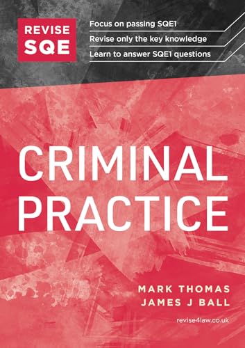 9781914213502: Revise SQE Criminal Practice: SQE1 Revision Guide 2nd ed