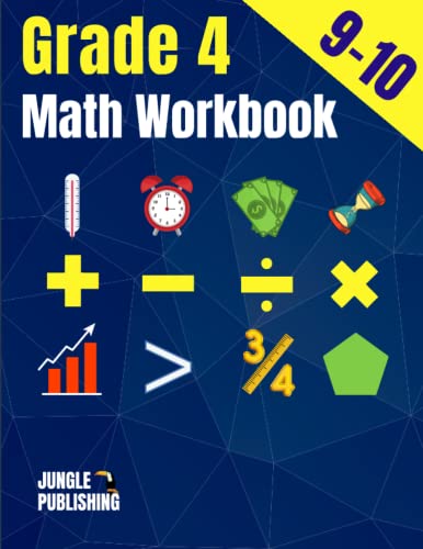 Beispielbild fr Grade 4 Math Workbook: Practice Math Drills - Exercise Book for Math Fluency | Addition, Subtraction, Multiplication, Division, Fractions, Measurement, Geometry, Statistics | Ages 9-10 zum Verkauf von SecondSale