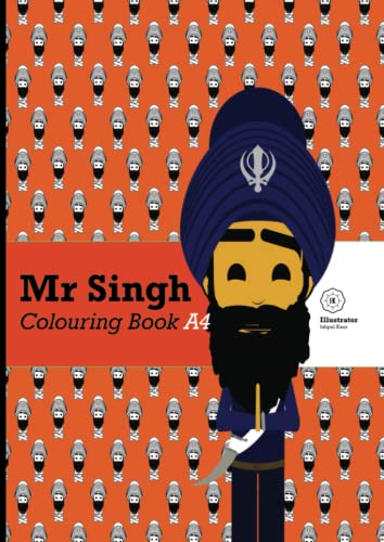 9781914367144: Mr Singh Colouring Book A4