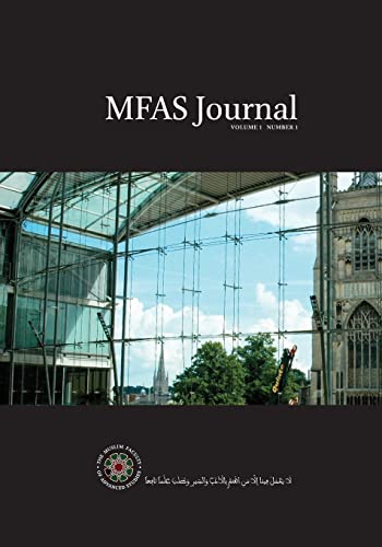 Beispielbild fr MFAS Journal : Volume 1, Number 1 zum Verkauf von GreatBookPrices