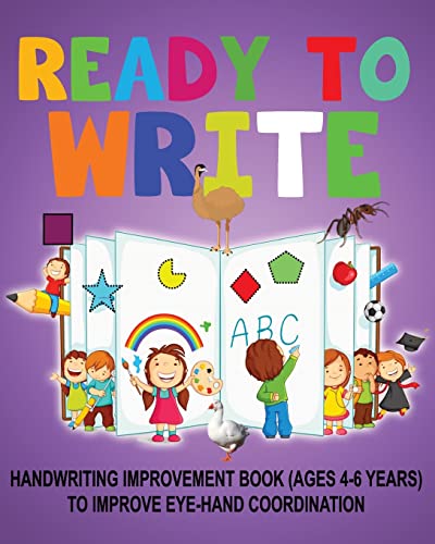 Image d?archive pour Ready to Write: Handwriting Activity Book ages- 4-6 years, to improve eye-hand coordination