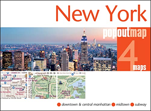 Beispielbild fr New York PopOut Map (PopOut Maps) - pocket-size, pop-up map of New York City: (edition 2022) zum Verkauf von WorldofBooks