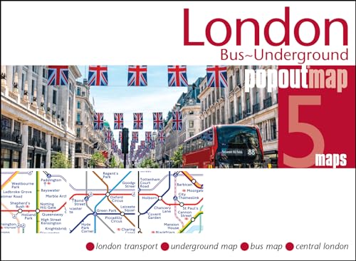 Beispielbild fr London Bus and Underground PopOut Map (PopOut Maps) - pocket size, pop up city map zum Verkauf von WorldofBooks