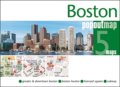 Beispielbild fr Boston PopOut Map (PopOut Maps) - pocket-sized, pop-up map zum Verkauf von WorldofBooks