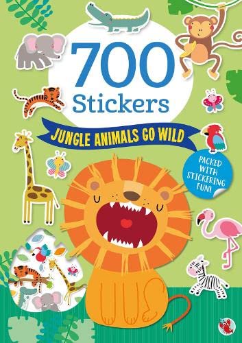 Imagen de archivo de Wild Animals - 700 Sticker Book a la venta por AwesomeBooks
