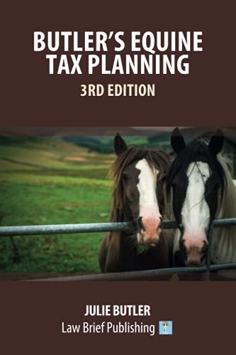 Stock image for Butler's Equine Tax Planning: 3rd Edition for sale by GreatBookPrices