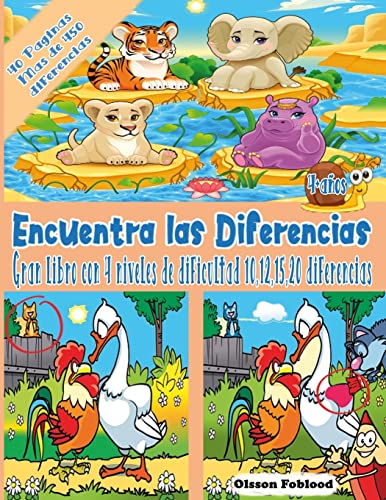 Encuentra las Diferencias: Mi Gran Libro de las Diferencias, Busca y  Encuentra Libros Niños 5 años, Pasatiempos niños 6 años, libro con  10,12,15,20  niños, niñas y infantiles (Spanish Edition) - Foblood,  Olsson: 9781914941849 - AbeBooks