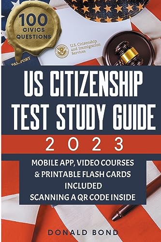 Stock image for US Citizenship Test Study Guide: Achieve Your American Dream Confidently with the Latest Naturalization Prep and Practice Book | Master All 100 Civic for sale by GreatBookPrices