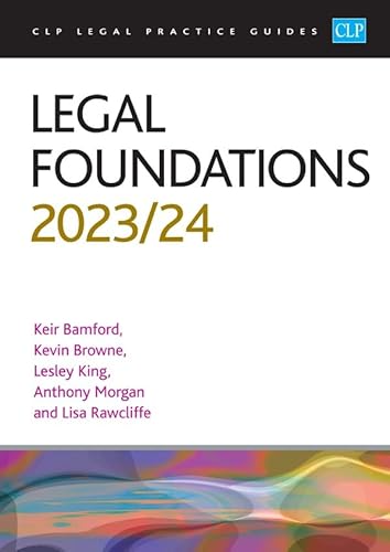 Beispielbild fr Legal Foundations 2023/24 zum Verkauf von Blackwell's