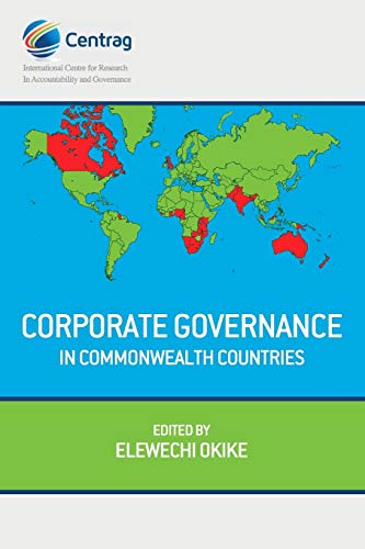 Beispielbild fr CORPORATE GOVERNANCE IN COMMONWEALTH COUNTRIES zum Verkauf von Lucky's Textbooks