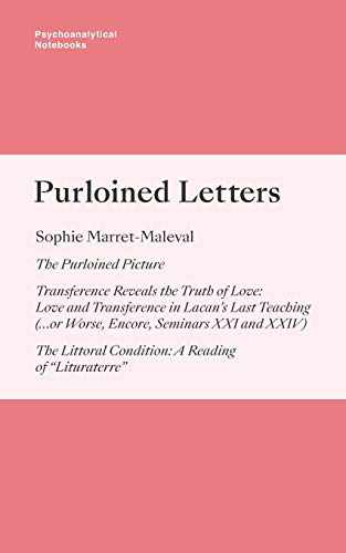 Beispielbild fr Psychoanalytical Notebooks: Purloined Letters (Psychoanalytical Notebooks, LS-NLS) zum Verkauf von Lucky's Textbooks