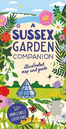 9781916297227: A Sussex Garden Companion: Illustrated Map and Guide