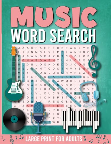 

Music Word Search Large Print for Adults
