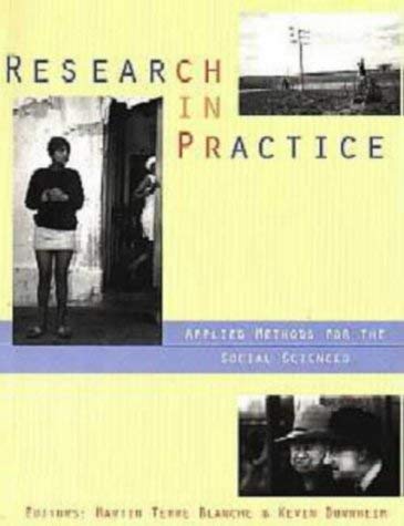 Beispielbild fr Research in practice: Applied methods for the social sciences zum Verkauf von WorldofBooks