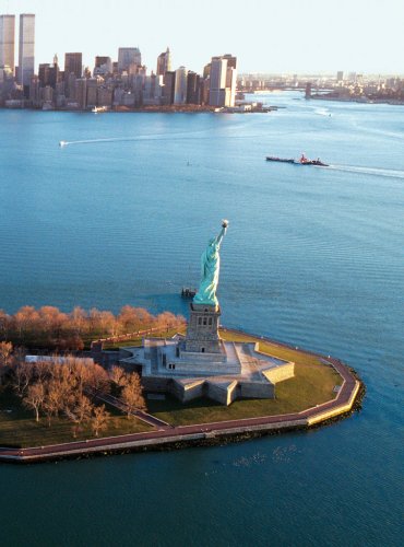 Stock image for Liberty Island and Lower Manhattan Format: Hardcover for sale by INDOO