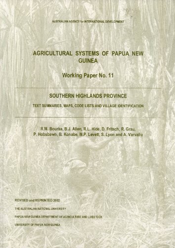 9781920695019: Southern Highlands Province: Text Summaries, Maps, Code Lists and Village Identification (Agricultural Systems of Papua New Guinea Working Paper, 11)