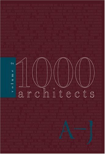 Stock image for 2000 Architects for sale by Hennessey + Ingalls