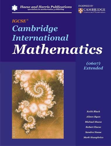 Stock image for IGCSE Cambridge International Mathematics: 0607 Extended for sale by Better World Books Ltd