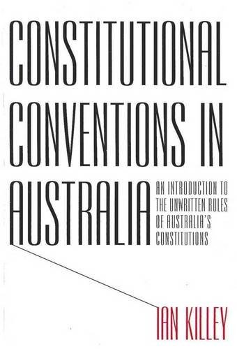 Stock image for Constitutional Conventions in Australia for sale by RWL GROUP  (Booksellers)