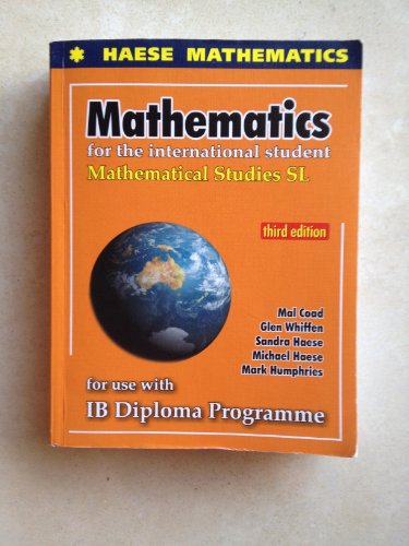 Stock image for Mathematics for the International Student (Mathematical Studies SL) for sale by BookHolders