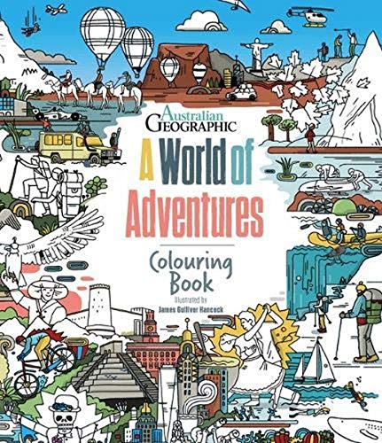 9781922388032: A World Of Adventures: Colouring Book