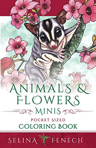 Imagen de archivo de Animals and Flowers Minis: Pocket Sized Coloring Book a la venta por Books Unplugged