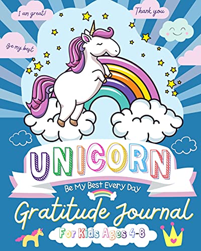 Beispielbild fr Unicorn Gratitude Journal for Kids Ages 4-8: A Daily Gratitude Journal To Empower Young Kids With The Power of Gratitude and Mindfulness A Wonderful Variety of Gratitude and Coloring Activities zum Verkauf von BooksRun