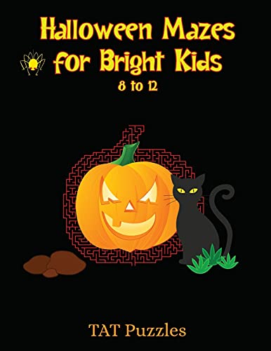 Imagen de archivo de Halloween Mazes for Bright Kids 8-12 a la venta por Ria Christie Collections