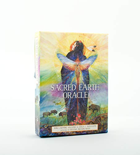 Stock image for SACRED EARTH ORACLE CARDS (45 cards & guidebook, boxed) for sale by HPB Inc.