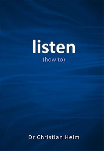 Stock image for listen: (how to) for sale by Books From California