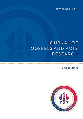 Imagen de archivo de Journal of Gospels and Acts Research Volume 3 (Jgar) a la venta por GF Books, Inc.
