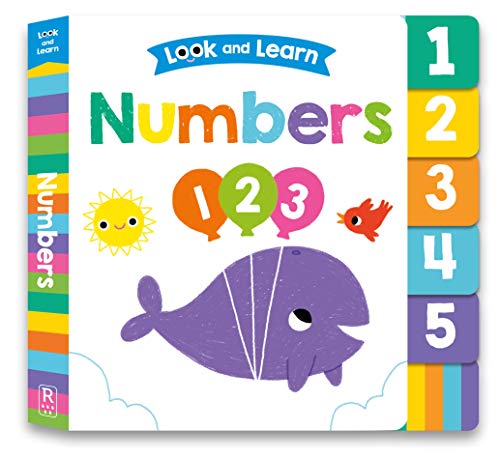 Stock image for Numbers-Die-Cut Tabbed Board Book Packed with Colorful, Patterned for sale by Hawking Books