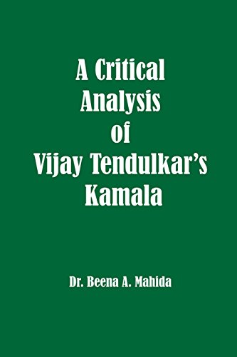 Imagen de archivo de A Critical Analysis of Vijay Tendulkar's Kamala a la venta por Lucky's Textbooks