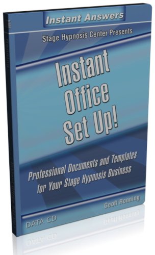 Instant Office Set Up for the Stage Hypnotist (9781926636092) by Geoffrey Ronning; Wendy Ronning