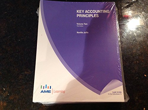 9781926751115: Key Accounting Principles - Volume Two