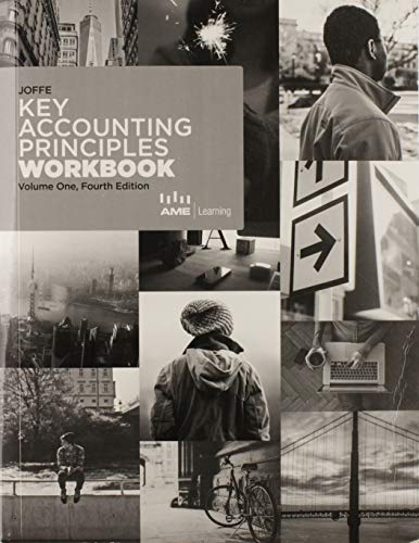 Imagen de archivo de Key Accounting Principles Workbook Volume 1 , Fourth Edition a la venta por Better World Books